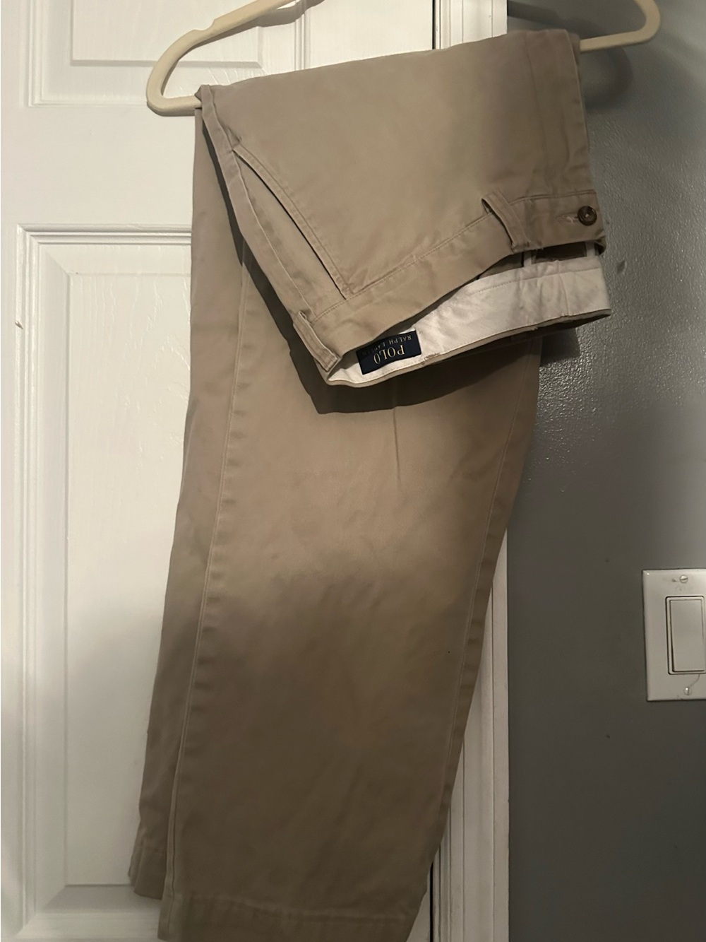 Ralph Lauren Men's Cotton Chinos in Tan